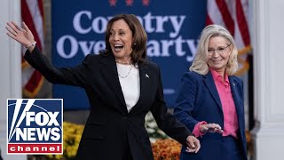 KEY Kamala Harris, Liz Cheney campaign in key swing state