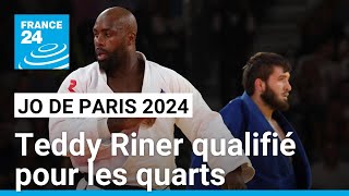 JO de Paris 2024 : Teddy Riner qualifié pour les quarts • FRANCE 24