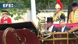 EMPERADOR Los reyes Carlos y Camila reciben al emperador Naruhito y a la emperatriz Masako de Japón