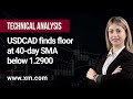 Technical Analysis: 22/07/2022 - USDCAD finds floor at 40-day SMA below 1.2900