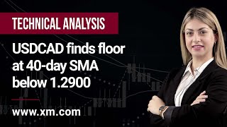USD/CAD Technical Analysis: 22/07/2022 - USDCAD finds floor at 40-day SMA below 1.2900