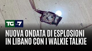 Nuova ondata di esplosioni in Libano con i walkie talkie