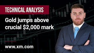 GOLD - USD Technical Analysis: 20/03/2023 - Gold jumps above crucial $2,000 mark