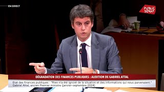 Gabriel Attal s’explique sur la décision de ne pas recourir à un PLFR en 2024