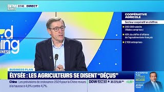 Dominique Chargé (Coopération Agricole) : Agriculture, ce qui s&#39;est dit à l&#39;Élysée