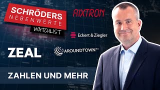 ZEAL NETWORK SE NA O.N. Aixtron, Zeal Network, Aroundtown, Eckert &amp; Ziegler - Schröders Nebenwerte-Watchlist