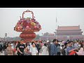 China comienza su semana de vacaciones con motivo del Día Nacional