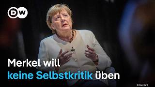 Ex-Kanzlerin steht zu ihrer Ukraine- und Flüchtlings-Politik | DW Nachrichten