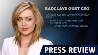 BARCLAYS ORD 25P Barclays renvoie Jenkins - 13.07.2015 - Dukascopy Press Review