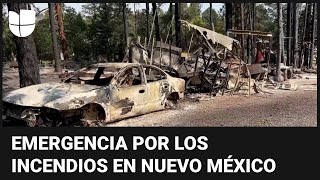 “Es como una zona de guerra”: el desolador paisaje que dejan los incendios en Nuevo México