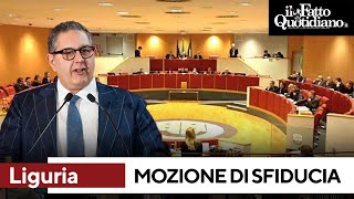 Sfiducia a Toti: il dibattito in diretta dal Consiglio regionale della Liguria