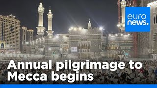 Millions of Muslims officially start Hajj pilgrimage in Mecca
