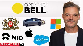 MICROSOFT CORP. Opening Bell: Microsoft, Apple, Tesla, NIO, Li Auto, Broadcom, Philip Morris, Salesforce