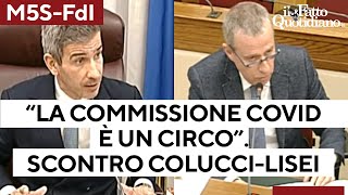 &quot;La commissione Covid è un circo&quot;. Scontro tra Colucci e Lisei (FdI) sulle parole del Presidente