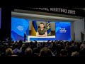 Discours de Volodymyr Zelensky au forum économique de Davos