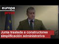 Junta de Andalucía traslada a constructores medidas de simplificación administrativa