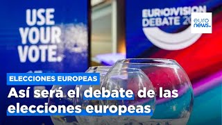 En el hemiciclo y con preguntas del público: así será el debate de las elecciones europeas