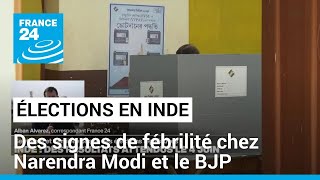 Élections indiennes : des signes de fébrilité chez Narendra Modi et le BJP • FRANCE 24