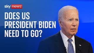 JOE US President Joe Biden faces calls to exit election race