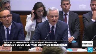 Le premier des défis de Michel Barnier : le projet de loi de finances 2025 • FRANCE 24