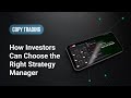 XM.COM – How Investors Can Choose the Right Strategy Manager
