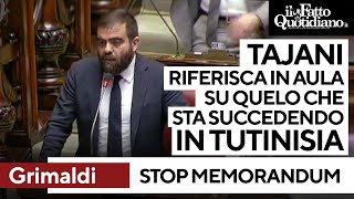 S&U PLC [CBOE] Grimaldi: &quot;Tajani riferisca su quanto accade in Tunisia. Governo fermi il memorandum&quot;