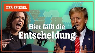 Wie Trump und Harris um die Swing States kämpfen – Shortcut | DER SPIEGEL