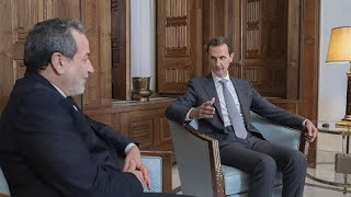 Iran FM visits Assad in Damascus, pledges support in countering surprise offensive