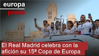 COPA HLD. El Real Madrid celebra con la afición su 15ª Copa de Europa