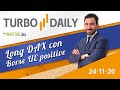 Turbo Daily 24.11.2020 - Long DAX con Borse UE positive
