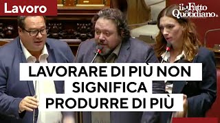 Lavoro, la proposta del M5S: &quot;Lavorare di più non significa produrre di più. Settimana corta&quot;