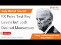 FX Pairs Test Key Levels but Lack Desired Momentum