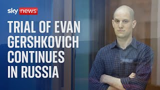 DOW JONES INDUSTRIAL AVERAGE Watch live: trial of Wall Street Journal reporter Evan Gershkovich continues