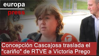 Concepción Cascajosa traslada el &quot;cariño&quot; de RTVE a Victoria Prego
