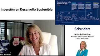 NEW GLOBAL ENERGY SCHRODERS ISF GLOBAL ENERGY TRANSITION | Inversiones de impacto social | Inés del Molino | Schroders