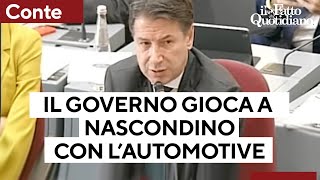 Stellantis, Conte: &quot;Il governo gioca a nascondino sull&#39;automotive. Fondi tutti sulla Difesa&quot;