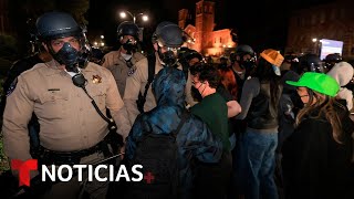 Casi 300 personas fueron detenidas en la Universidad de Columbia tras el desalojo de manifestantes