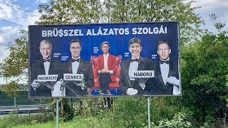 UBER INC. Ungarn vor der Europawahl: Opposition ist empört über Anti-EU-Plakate
