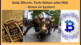 BITCOIN Gold, Bitcoin, Tech-Aktien: alles fällt - Stress im System! Marktgeflüster Teil 1