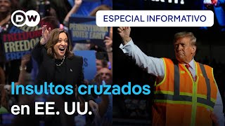 Las candidaturas de Harris y Trump cometen errores los últimos días de campaña