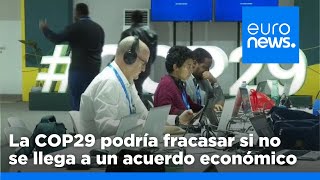 La COP29 está cerca del fracaso y, como siempre, siempre es una cuestión de dinero