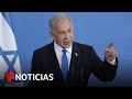 Netanyahu tilda de "deshonra" la orden de arresto en su contra de la CPI | Noticias Telemundo