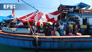 Un barco con 150 rohinyás permanece varado desde hace días frente a la costa de Indonesia