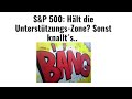 S&P 500: Hält die Unterstützungs-Zone? Sonst knallt´s.. Videoausblick