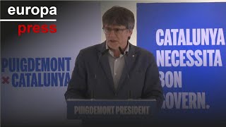 Puigdemont llama al voto joven y asegura que preparará Catalunya para el futuro