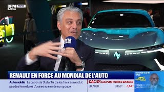 RENAULT Luca de Meo (Renault) : Renault en force au Mondial de l&#39;Auto