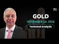 XAU/USD Price Forecast Today, Technical Analysis (November 14): Gold Continues to Drop on Thursday