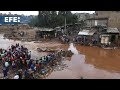 Al menos trece muertos por las lluvias torrenciales que causaron inundaciones en Nairobi
