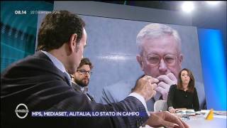 MEDIASET ESP Omnibus - MPS, Mediaset, Alitalia, lo Stato in campo (Puntata 22/12/2016)