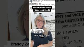 Ballot misinformation floods social media